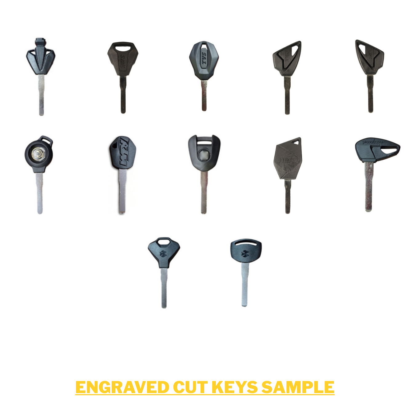 ENGRAVED CUT KEYS (pack of 2) - Image 3