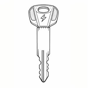 V SIDE CUT KEYS (pack of 2)