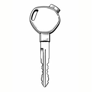 V SIDE CUT MAGNETIC KEYS (pack of 2)