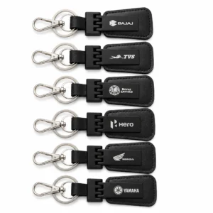 Leather keychains - premium with vehicle logos