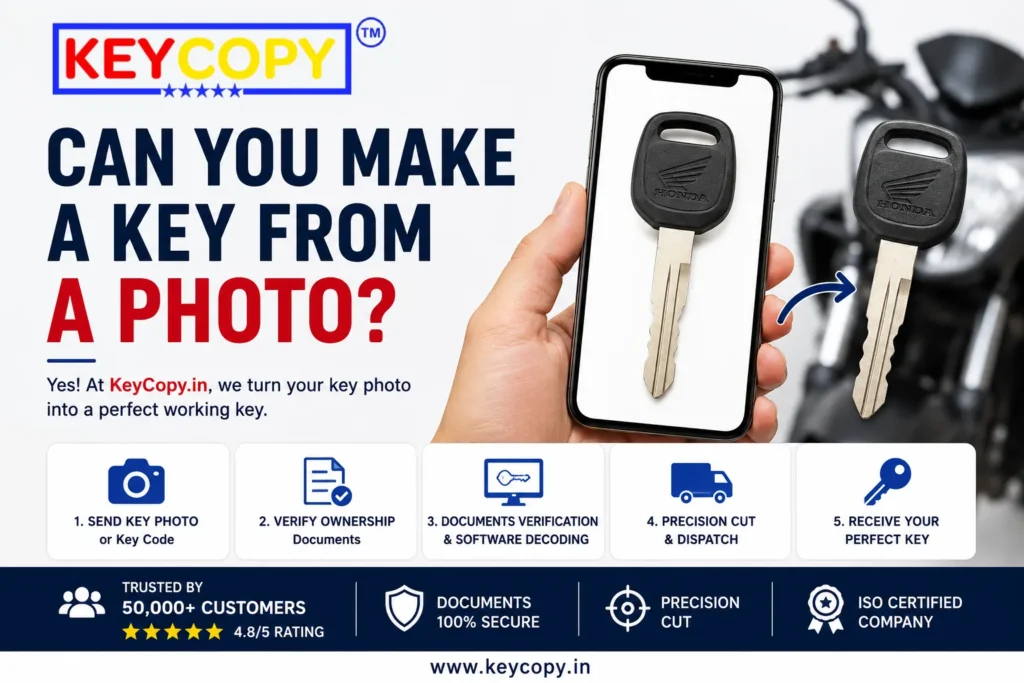 Can You Make a Key From a Photo – Motorcycle Key Duplication